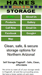 Mobile Screenshot of hanesstorage.com